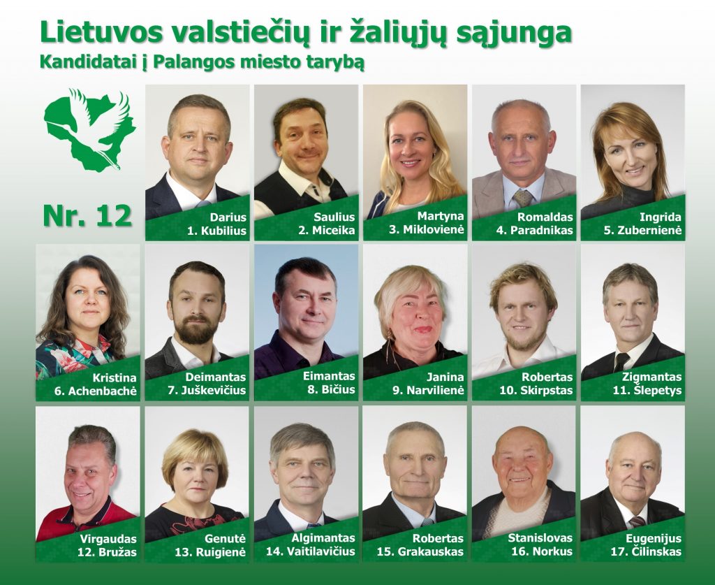 LVŽS Palangos skyrius Kviečiame susipažinti su mūsų rinkimine programa. Į